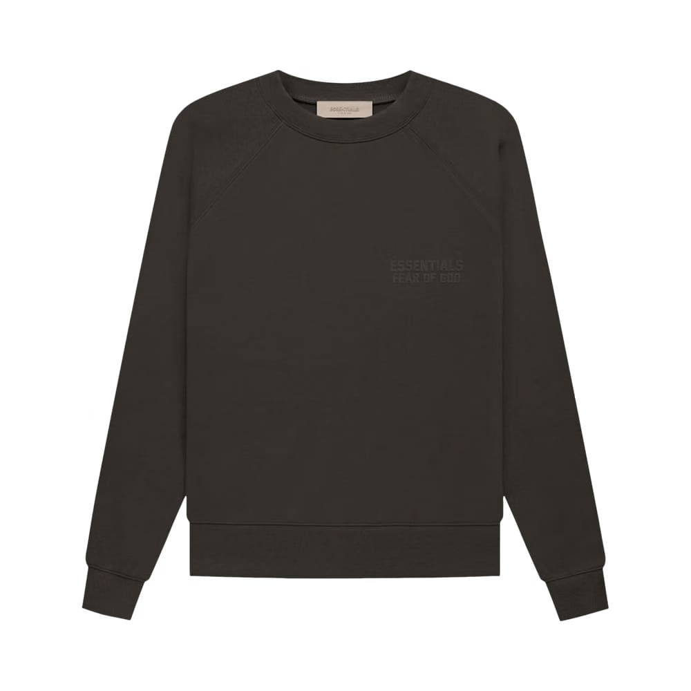 Fear of God Essentials Raglan Crewneck Off Black