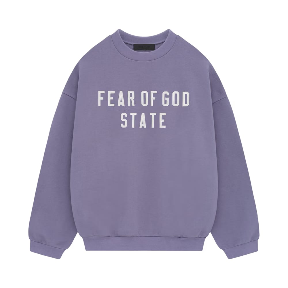 Fear of God Essentials Heavy Fleece Crewneck Lavender