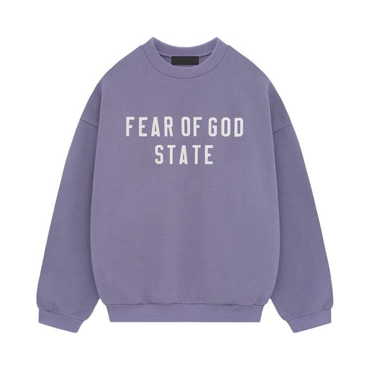 Fear of God Essentials Heavy Fleece Crewneck Lavender