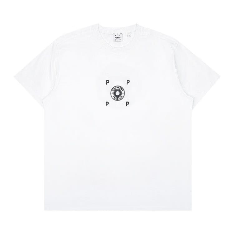 Burberry COMPANY Pop Trading Company Logo T-Shirt White