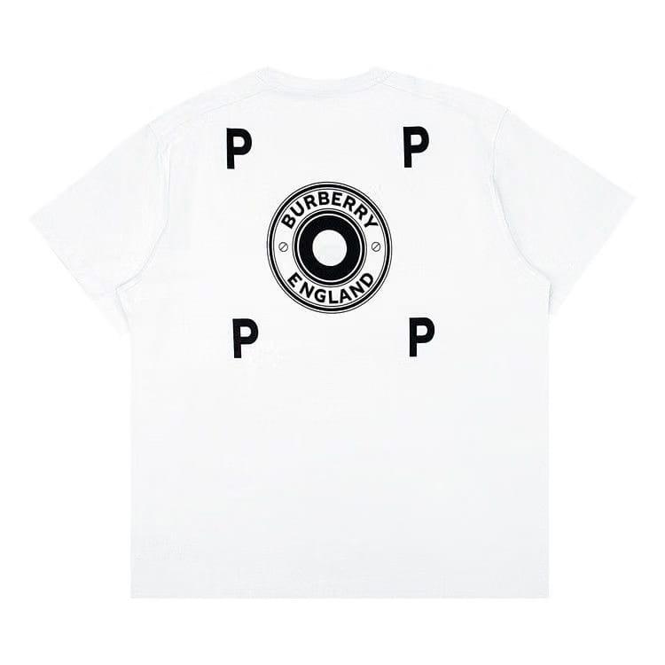 Burberry COMPANY Pop Trading Company Logo T-Shirt White