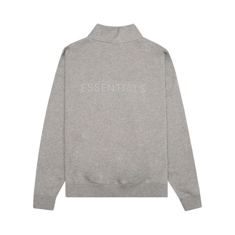 Fear of God Essentials Mockneck Half Zip Oatmeal
