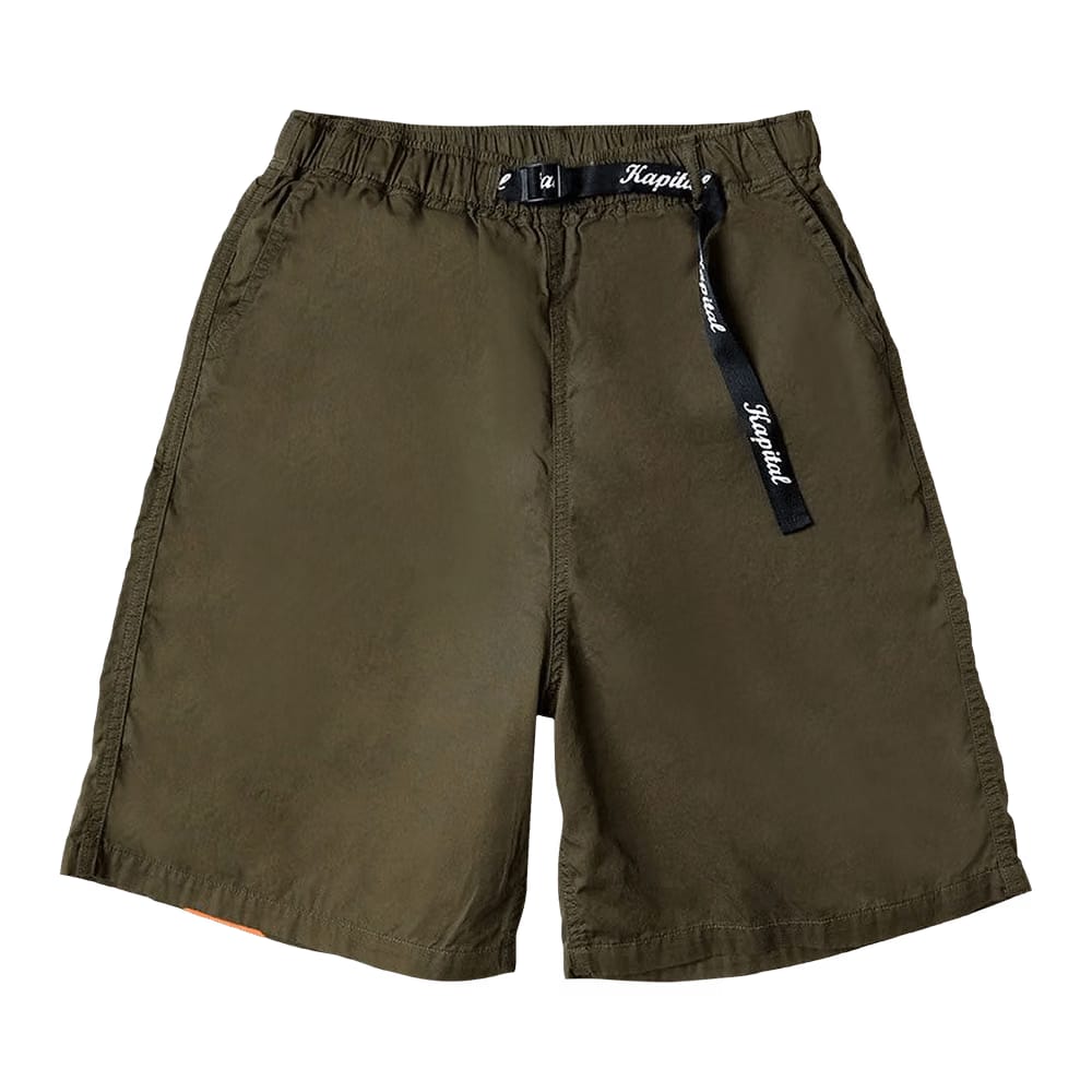 Kapital Combed Burberry Easy Shorts (Rainbowy) Khaki/Yellow