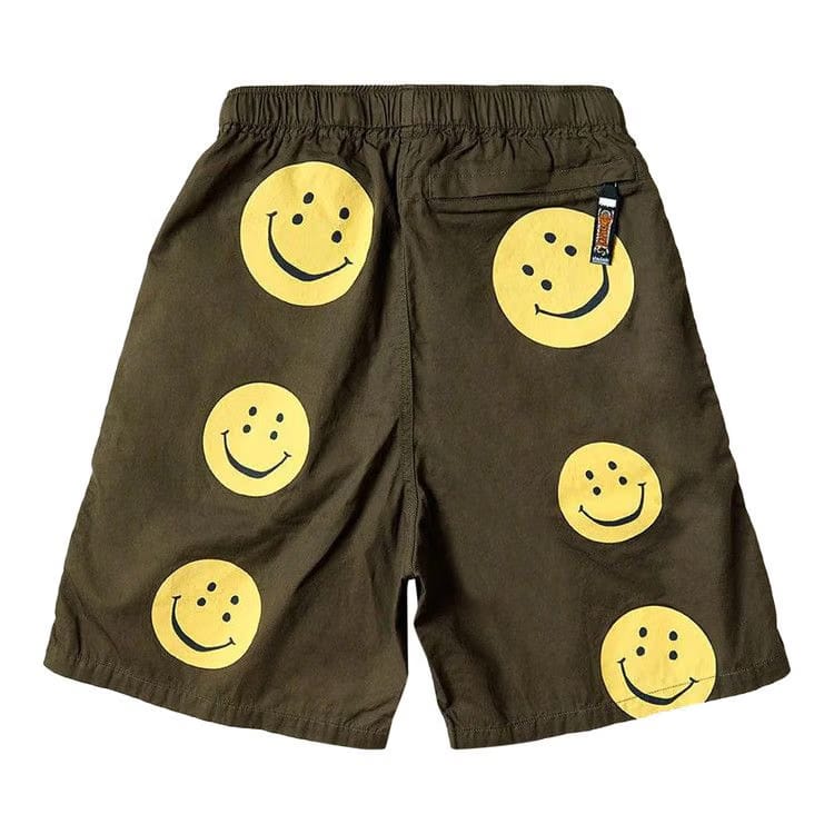 Kapital Combed Burberry Easy Shorts (Rainbowy) Khaki/Yellow