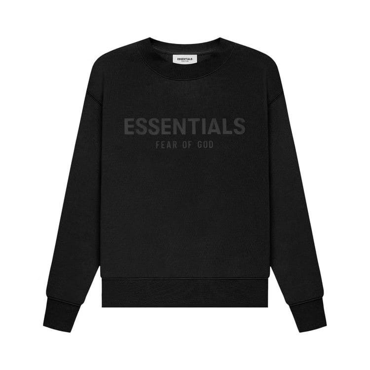 Fear of God Essentials Kids Pull-Over Crewneck Black