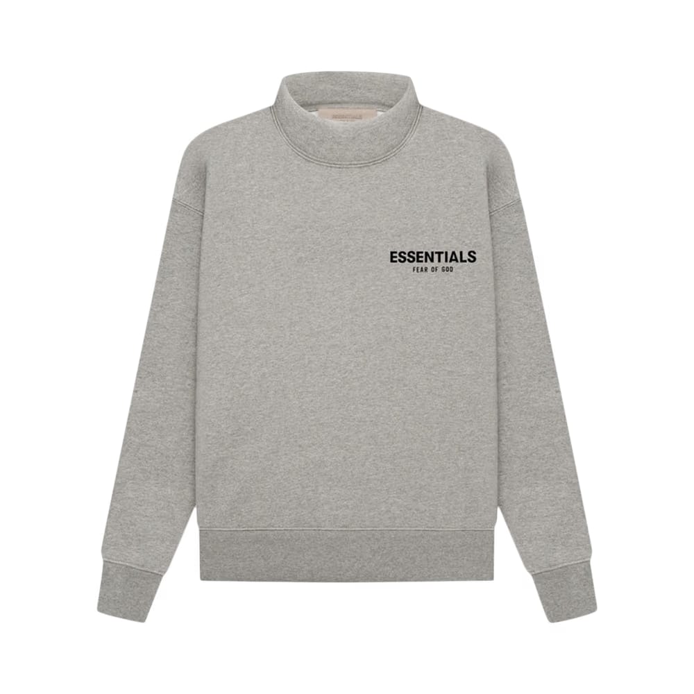 Fear of God Essentials Kids Mockneck Dark Oatmeal