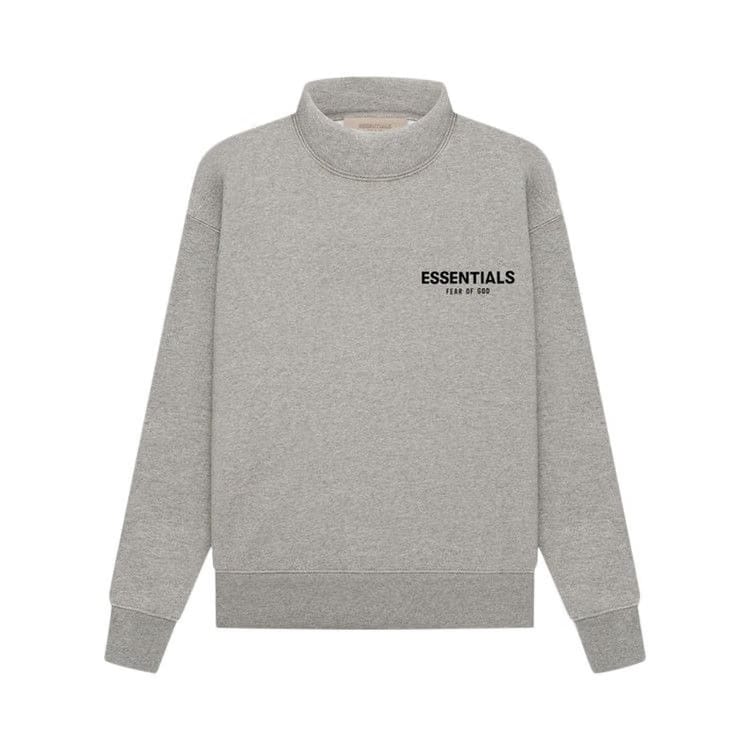 Fear of God Essentials Kids Mockneck Dark Oatmeal