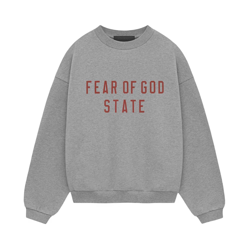 Fear of God Essentials Kids Fleece Crewneck Dark Heather