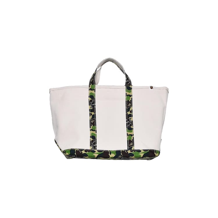 Saint Michael x BAPE Large Tote Bag White/Camo
