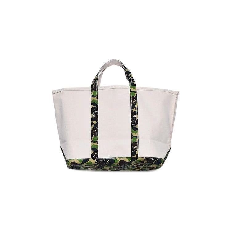 Saint Michael x BAPE Large Tote Bag White/Camo