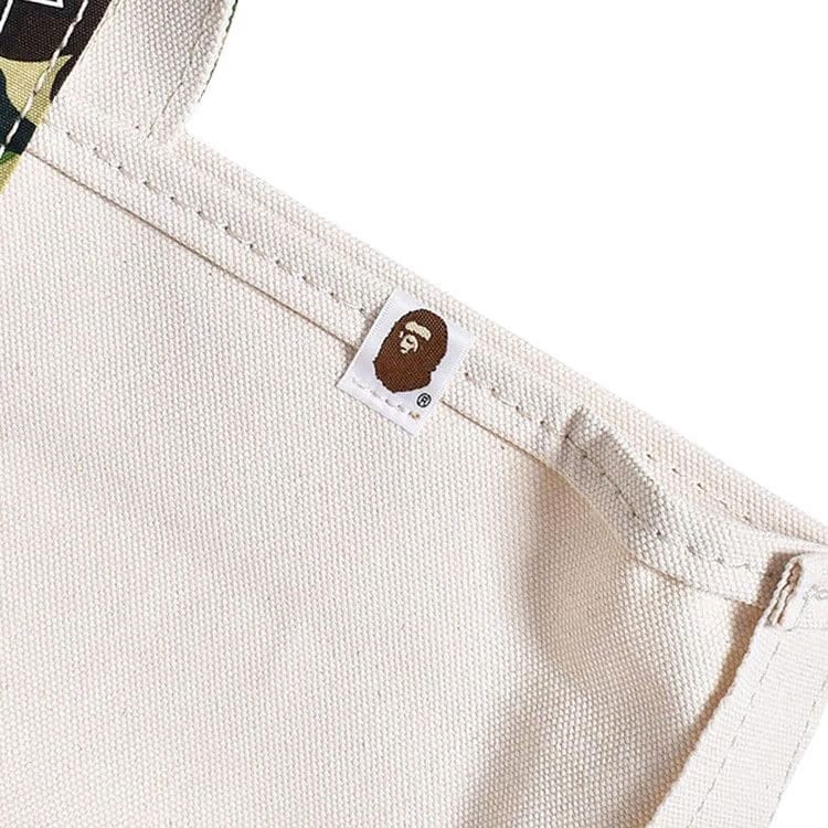 Saint Michael x BAPE Large Tote Bag White/Camo