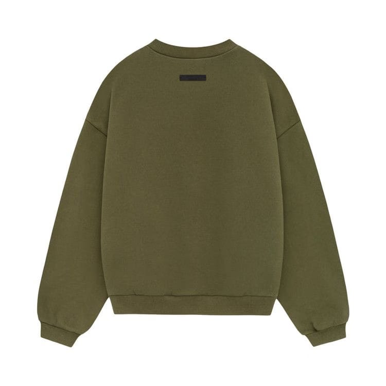 Fear of God Essentials Kids Fleece Crewneck Military