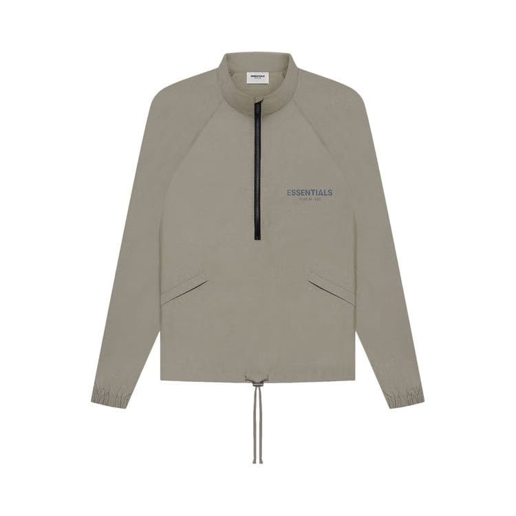 Fear of God Essentials Half-Zip Jacket Taupe