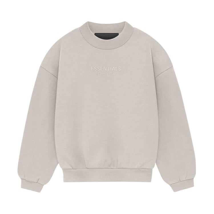 Fear of God Essentials Kids Crewneck Silver Cloud