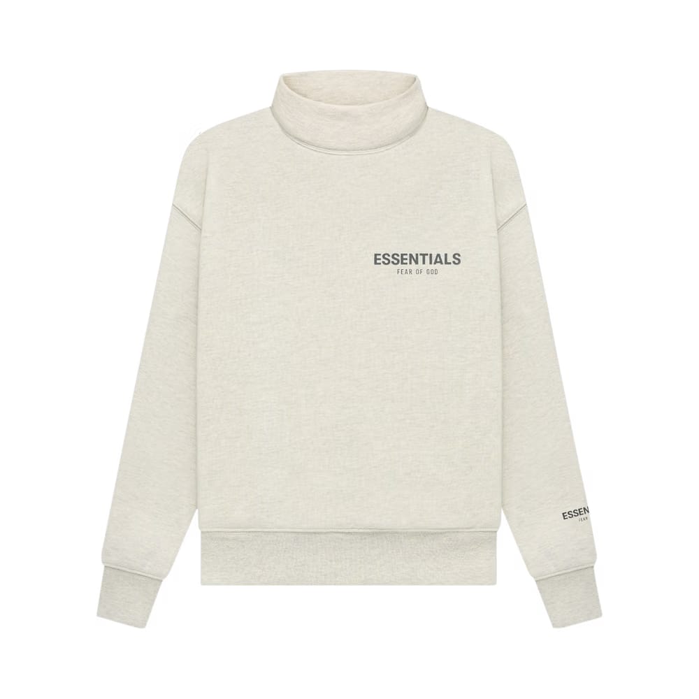 Fear of God Essentials Kids Mockneck Light Heather Oatmeal