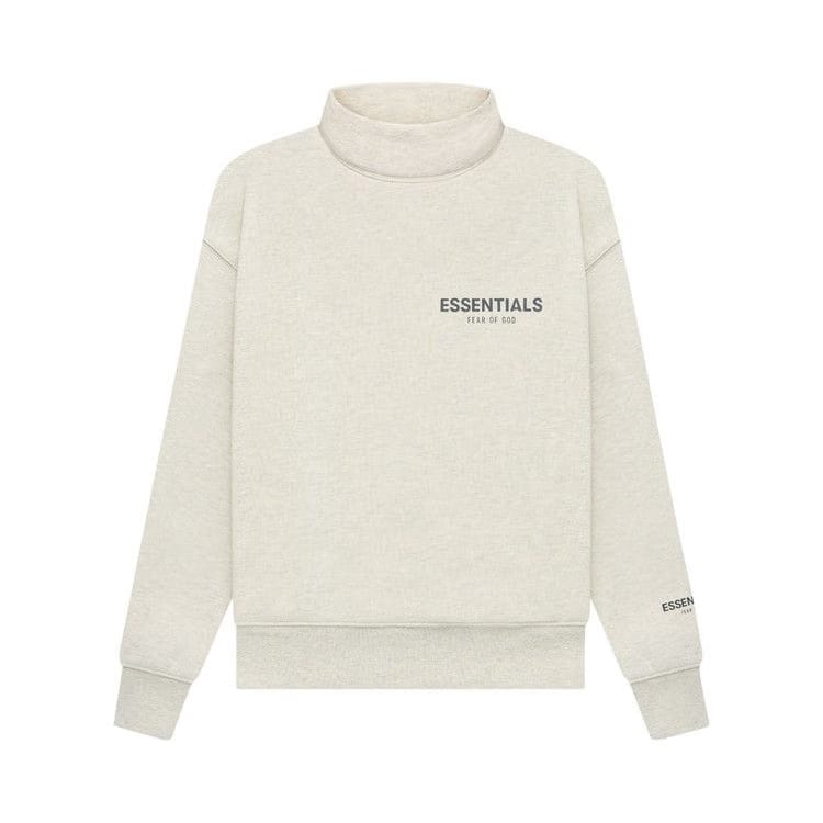 Fear of God Essentials Kids Mockneck Light Heather Oatmeal
