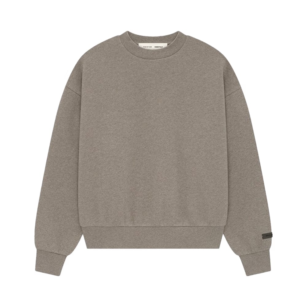 Fear of God Essentials Classic Fit Fleece Crewneck Homestead Heather
