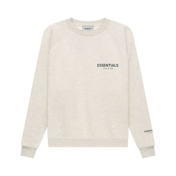 Fear of God Essentials Pullover Crewneck Light Heather Oatmeal