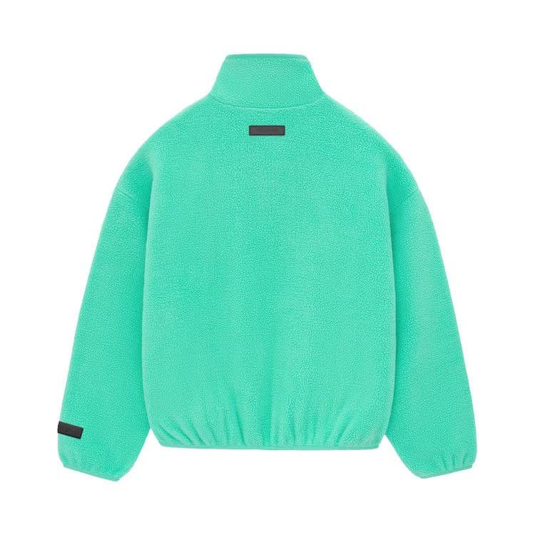 Fear of God Essentials Nylon Half Zip Mockneck Mint Leaf