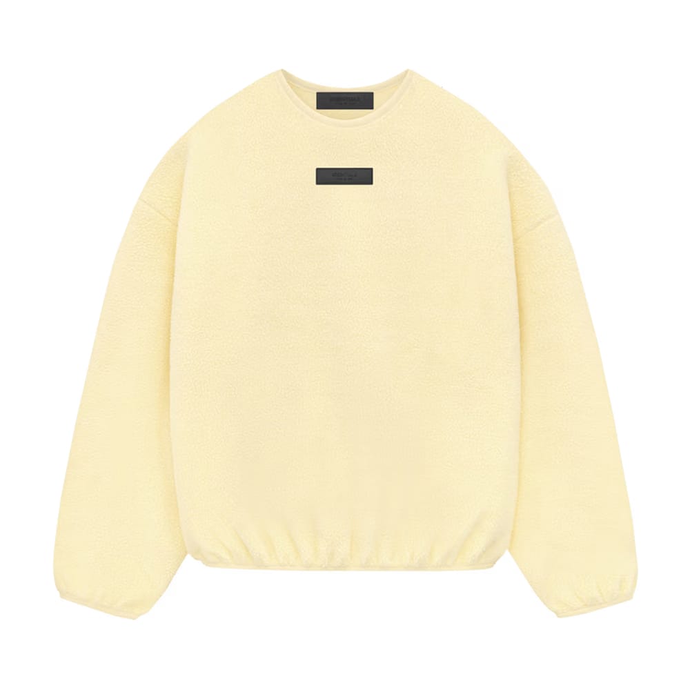 Fear of God Essentials Polar Fleece Crewneck Garden Yellow
