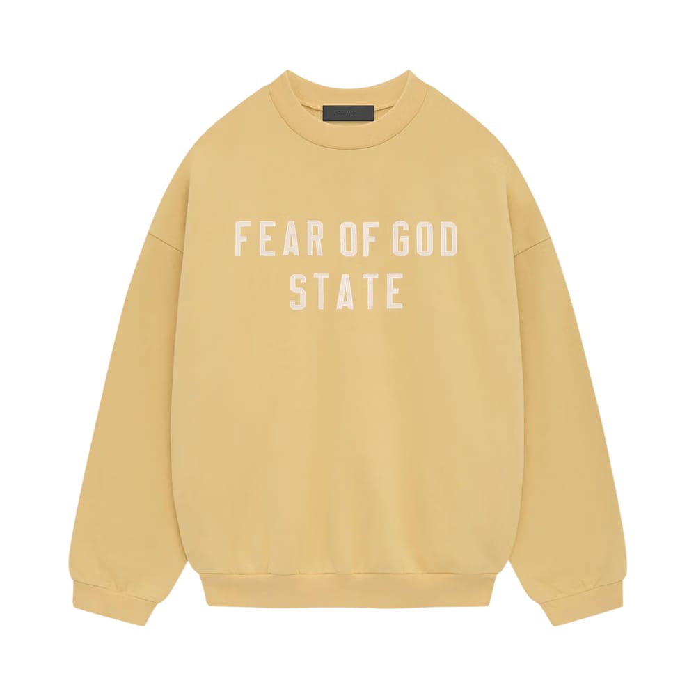 Fear of God Essentials Heavy Fleece Crewneck Amber