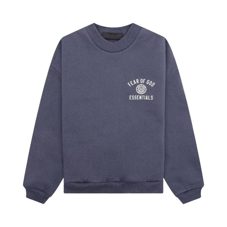 Fear of God Essentials Kids Fleece Crewneck Marine
