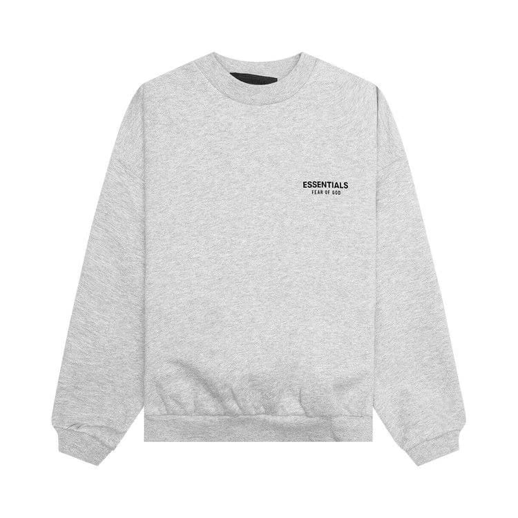 Fear of God Essentials Kids Fleece Crewneck Light Heather Grey