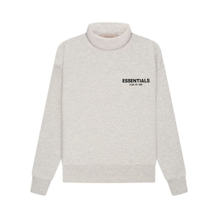 Fear of God Essentials Kids Mockneck Light Oatmeal