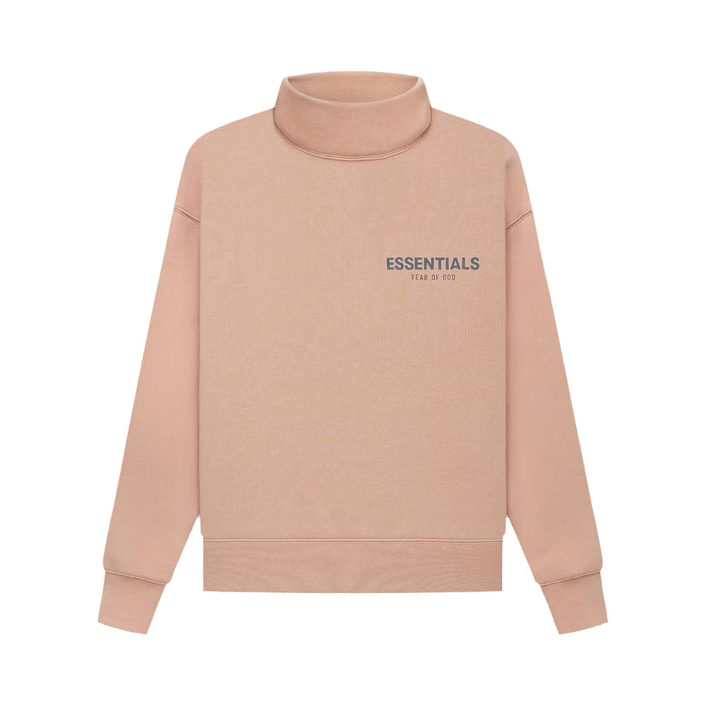 Fear of God Essentials Kids Pullover Mockneck Matte Blush