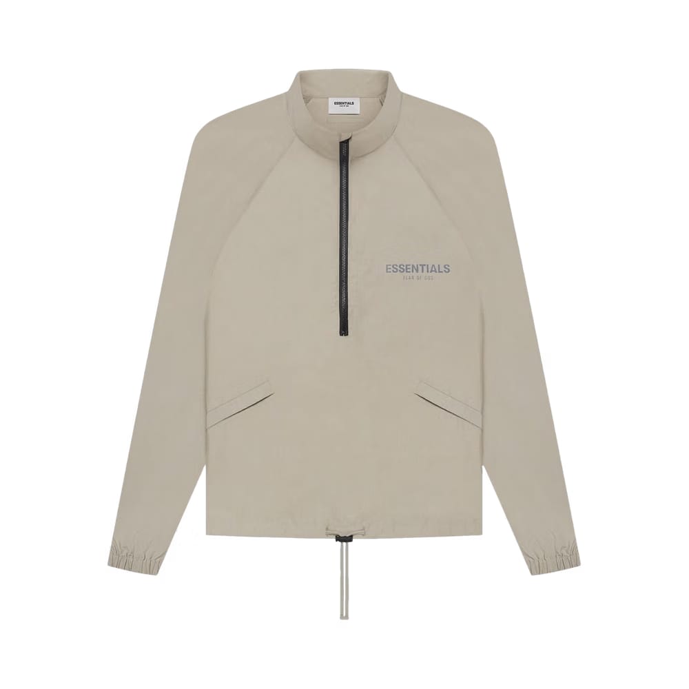Fear of God Essentials Half-Zip Jacket Moss