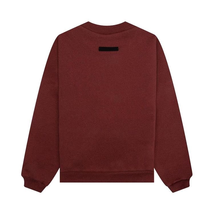 Fear of God Essentials Kids Fleece Crewneck Crimson
