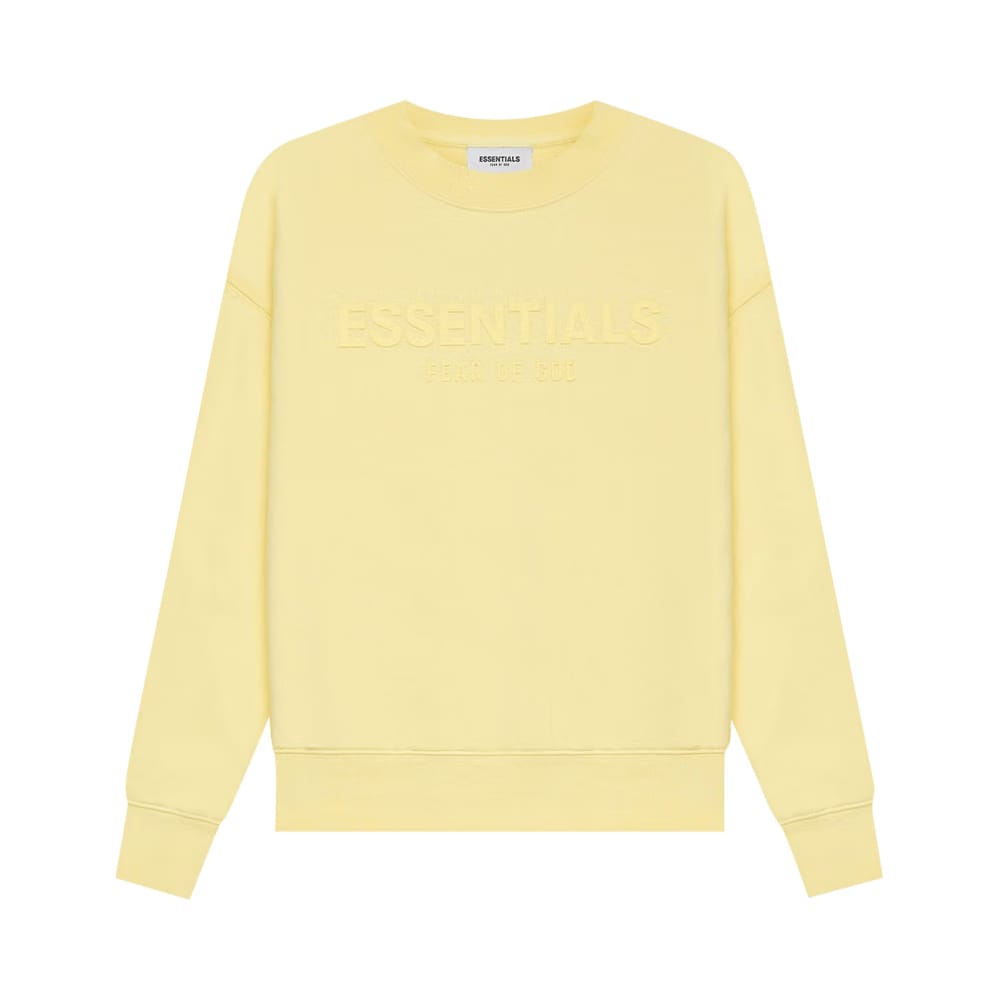 Fear of God Essentials Kids Pull-Over Crewneck Lemonade