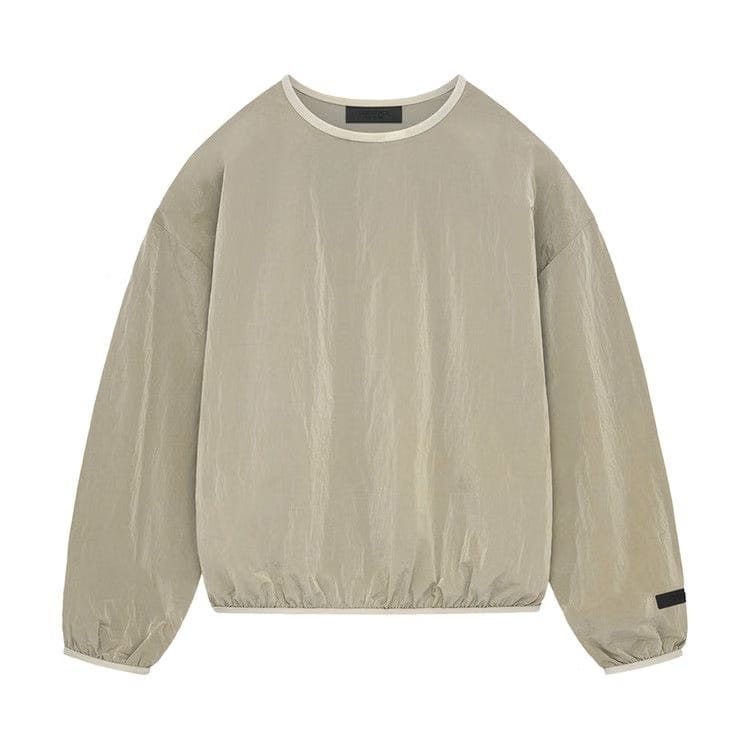 Fear of God Essentials Crinkle Nylon Pullover Crewneck Garden Yellow