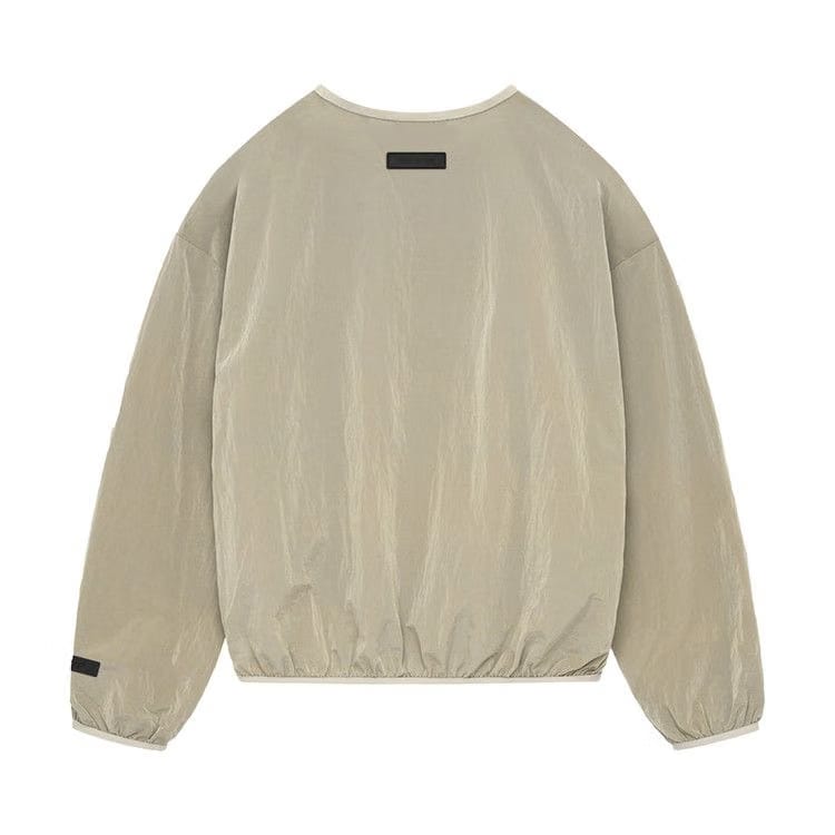 Fear of God Essentials Crinkle Nylon Pullover Crewneck Garden Yellow