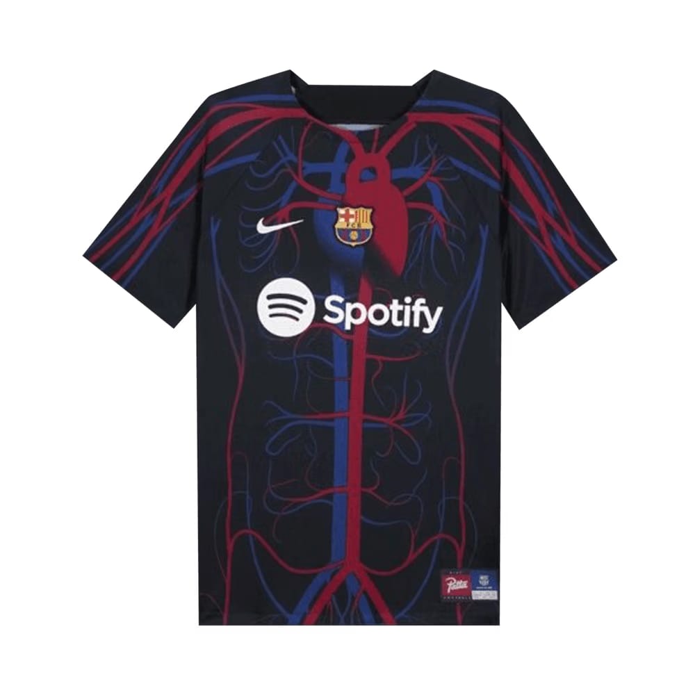 Nike FC Barcelona x Patta Dri-FIT Shorts-Sleeve Soccer Top Black