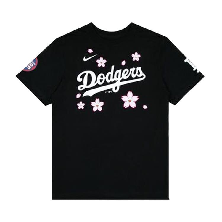 Nike x Takashi Murakami x MLB World Tour Tokyo Series 2025 Shohei Ohtani Dodgers Shorts-Sleeve T-Shirt Black