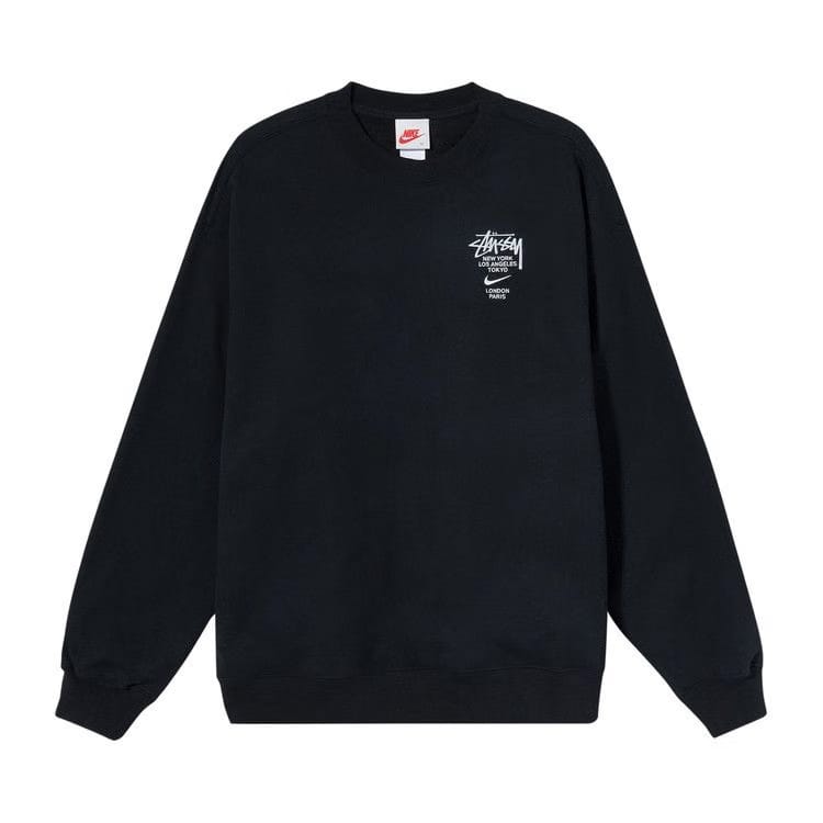Nike x Stussy NRG ZR Crew Fleece Black