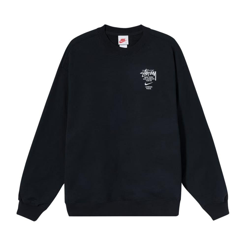 Nike x Stussy NRG ZR Crew Fleece Black