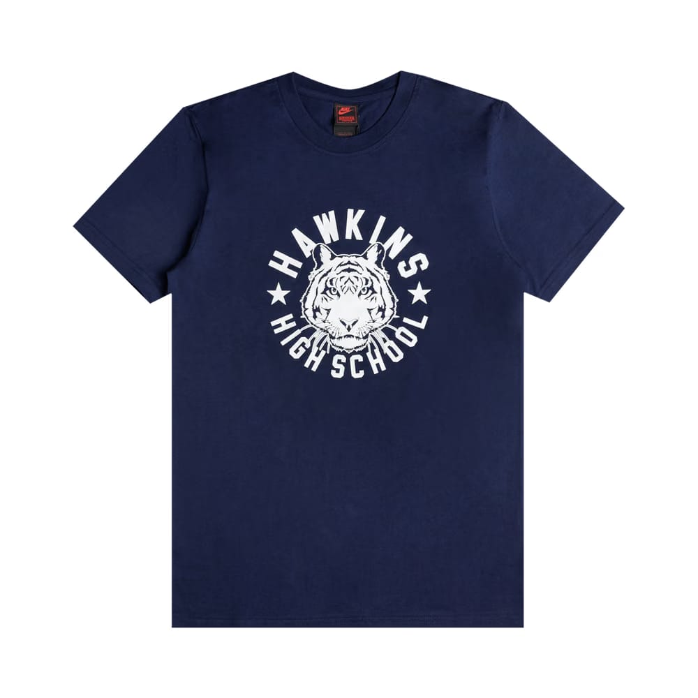 Nike x Stranger Things Hawkins High T-Shirt College Navy/Sail
