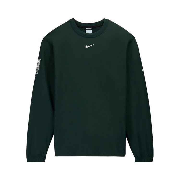 Nike NRG Nocta DF Woven Long-Sleeve Crew Pro Green