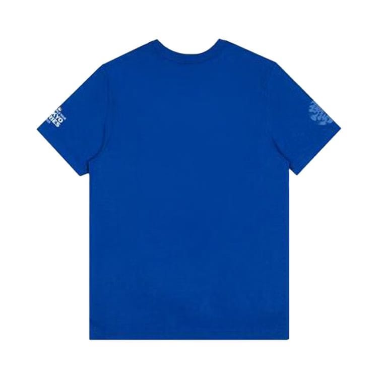 Nike x Takashi Murakami x MLB World Tour Tokyo Series 2025 Dodgers Script Shorts-Sleeve T-Shirt Blue