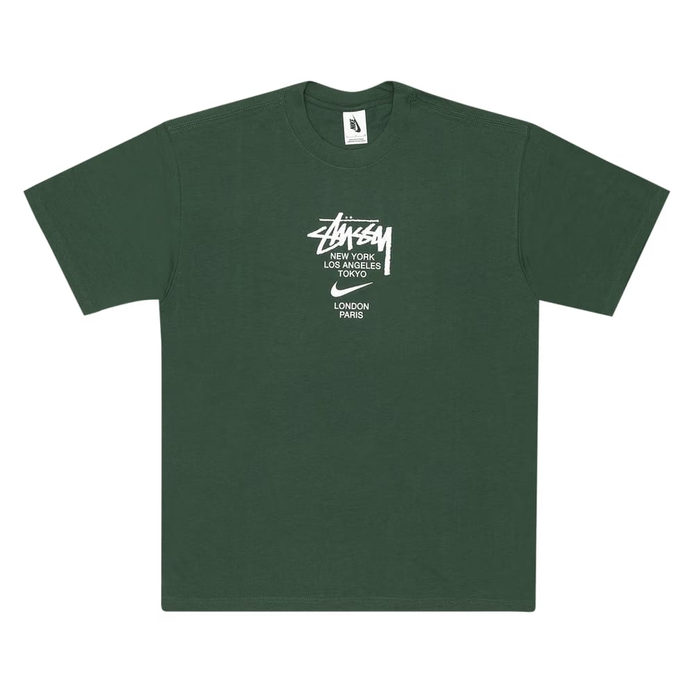 Nike x Stussy International T-Shirt Gorge Green