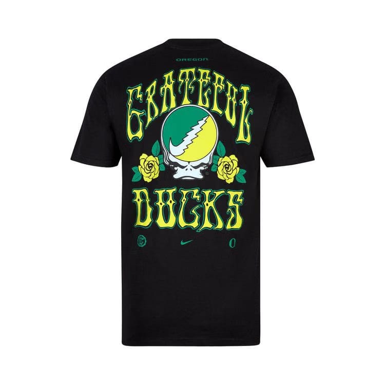 Nike x Class Trip x Grateful Dead x Oregon Grateful Ducks Roses T-Shirt Black
