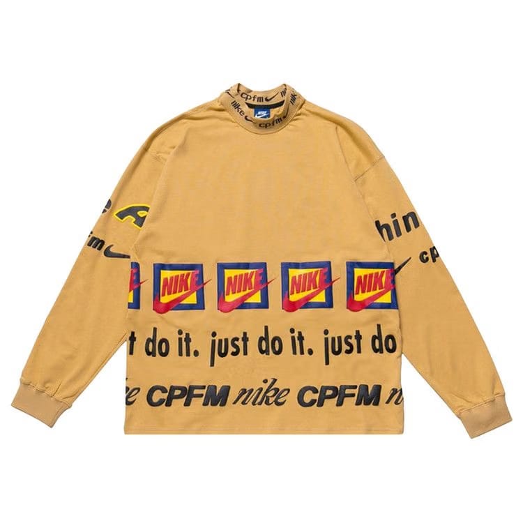 Nike x Cactus Plant Flea Market Long-Sleeve T-Shirt Mustard