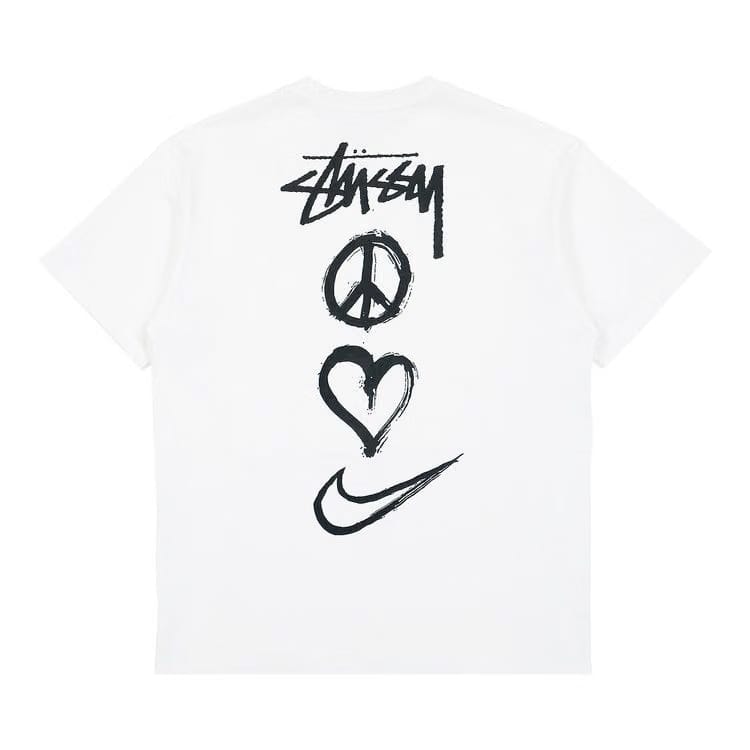 Nike x Stussy M NRG RA Shorts-Sleeve T-Shirt Summit White