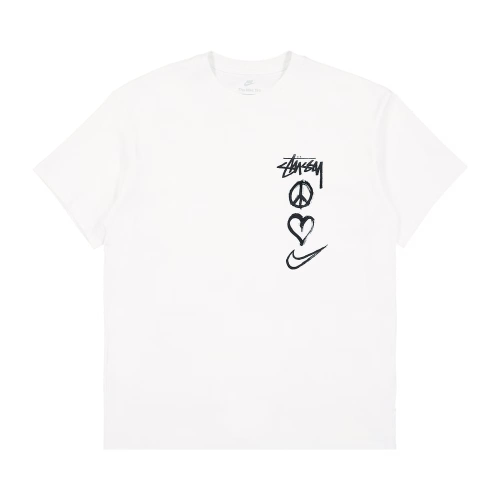 Nike x Stussy M NRG RA Shorts-Sleeve T-Shirt Summit White