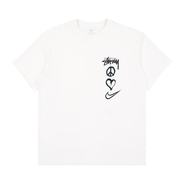 Nike x Stussy M NRG RA Shorts-Sleeve T-Shirt Summit White