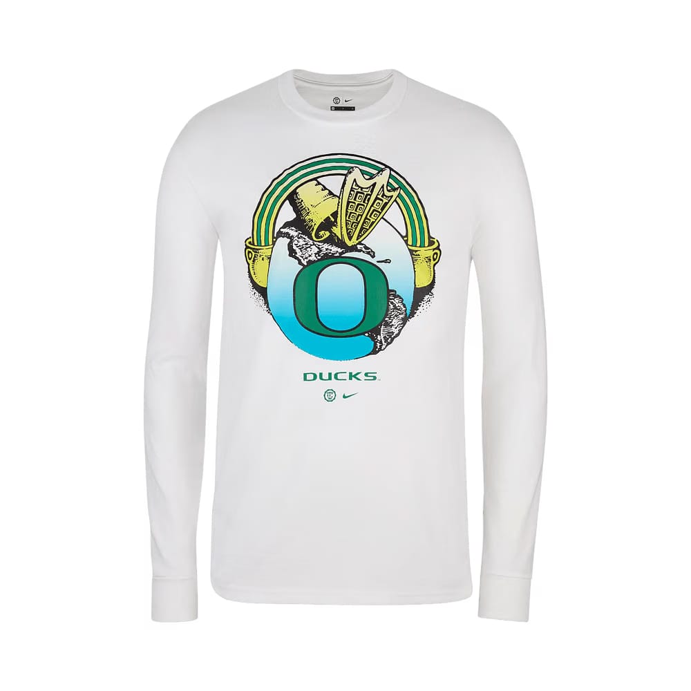 Nike x Class Trip x Grateful Dead x Oregon Duckin' to Eugene Long-Sleeve T-Shirt White