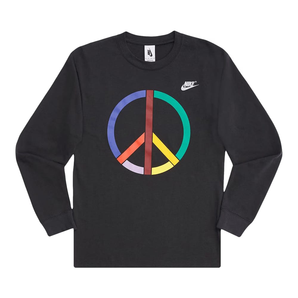 Nike x Olivia Kim Long Sleeve T-Shirt Off Noir/Metallic Silver