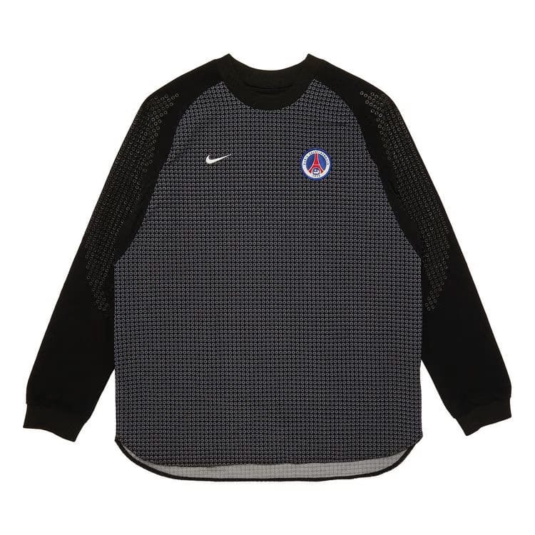 Nike Paris Saint-Germain Logo Patch Long-Sleeve Black/Grey